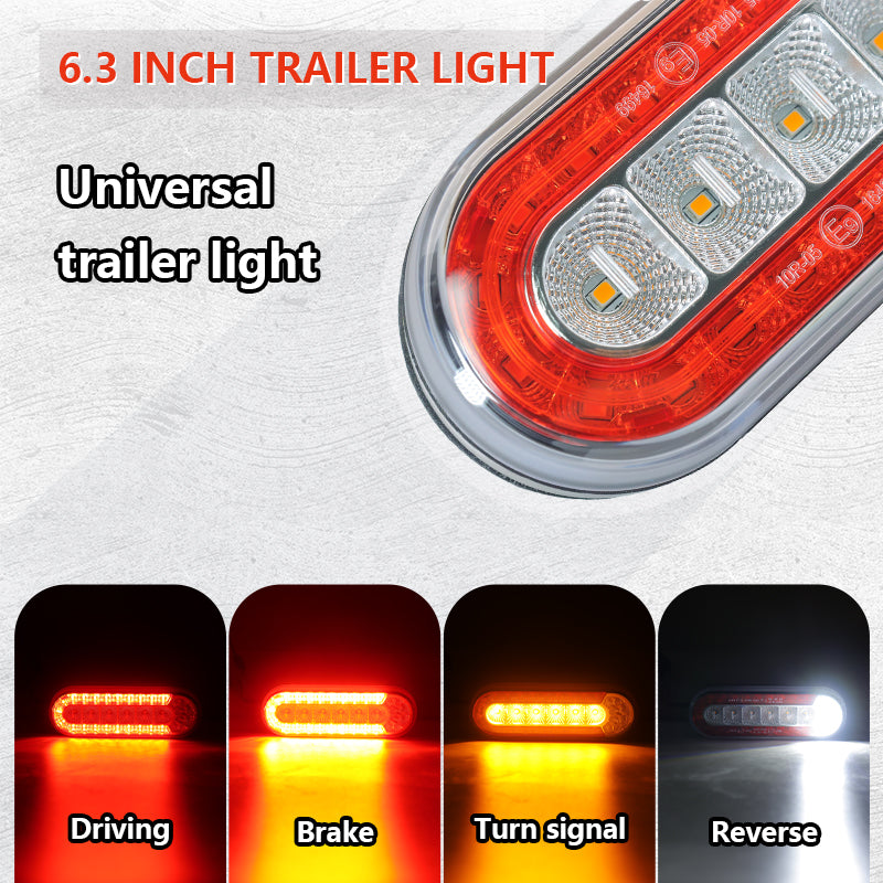 AgriEyes T012 2 PCS 6 Inch LED Trailer Lights
