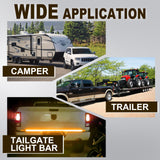 AgriEyes TM8034 7 Pin to 4 Pin Trailer Adapter, Weatherproof  7 Way to 5 Way Trailer Light Plug
