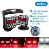AgriEyes T033/T28/T212/T30B Wireless Trailer Lights kit, Rechargeable Magnetic Portable LED Tow Lights Kit for Trucks