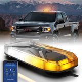 AgriEyes W230B App Control Wireless Magnetic Strobe Light Bar for Trucks