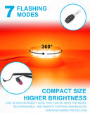 AgriEyes W16R Rechargeable LED Beacon Light Wireless With Remote