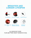 AgriEyes W16R Rechargeable LED Beacon Light Wireless With Remote