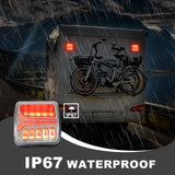 AgriEyes T033/T28/T212/T30B Wireless Trailer Lights kit, Rechargeable Magnetic Portable LED Tow Lights Kit for Trucks