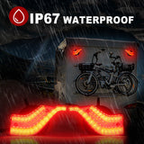 AgriEyes T30B Angel Wings Wireless Trailer Lights with Suction Cup, Type-C Rechargeable Magnetic Towing Light