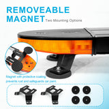 AgriEyes W49 Wireless Amber Strobe Light Bar, 40 inch Rooftop Magnetic Tow Truck Light, Emergency Warning Caution Light Bar for Trucks