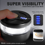 AgriEyes W56B Wireless Beacon Light, USB-C LED Rechargeable Strobe Lights with Magnetic, Portable Waterproof Emergency Safety Lights