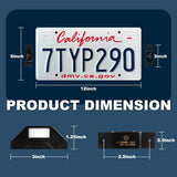 AgriEyes M171 2pcs License Plate Light Assembly,LED Tag Lights Waterproof