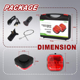AgriEyes T28/T033/T212/T30B/T42 Halo Wireless Trailer Lights Kit, 2 Mounting Options Portable Magnetic LED Tow Lights for Trucks