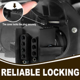 AgriEyes TM8034 7 Pin to 4 Pin Trailer Adapter, Weatherproof  7 Way to 5 Way Trailer Light Plug