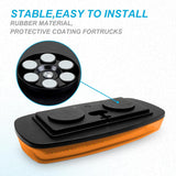 AgriEyes W12R APP Control Mini Strobe Light Bar, Magnetic Rechargeable LED Beacon Light, Wireless strobe light