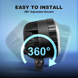 AgriEyes 7008 LED Forklift Safety Lights, 10-80V Forklift blue Light Warning Lights