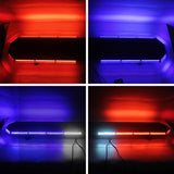 Agrieyes W18 48'' Red/Blue Full functions Slim LED Warning Light Bar