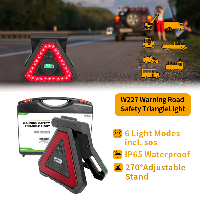 AgriEyes W227 Rechargeable LED Emergency Road Safety Warning