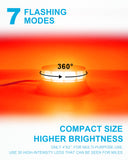 AgriEyes W16S Red Beacon Light 4.2Inch