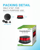 AgriEyes W16M Red Beacon Light 4.2Inch Magnetic