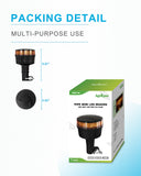 AgriEyes W16P Amber Beacon Light 3.6Inch Pole Mount