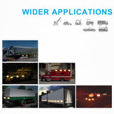 Agrieyes W02 2pcs Rechargeable Flashing Lights For Vehicles