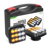 Agrieyes W02 2pcs Rechargeable Flashing Lights For Vehicles