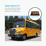 AgriEyes W16M Amber/Red Beacon Light 4.2inch Magnetic