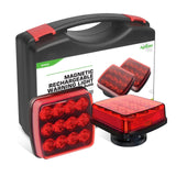 Agrieyes W02 2pcs Rechargeable Flashing Lights For Vehicles