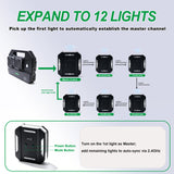 AgriEyes W242R Smart Cascading Road Guidance & Emergency Warning Light Kit with Power Charging Dock