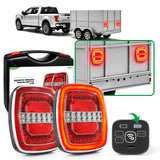 AgriEyes T325C Oversized Smart Wireless Trailer Light Kit with In-Cab Real-Time Signal Feedback