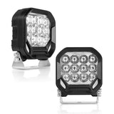 Agrieyes 3400LM LED Truck Work Light 2-in-1 Off-Road + Amber Strobe | IP67 Waterproof