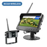 AgriEyes Flagship Wired Backup Camera （Includes 1 Camera）– 4 Inputs, Night Vision, IP69K, Audio, Split-Screen & More