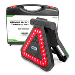 BOGO Deal！AgriEyes W227 Rechargeable LED Emergency Road Safety Triangle Light