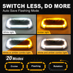 AgriEyes W230B App Control Wireless Magnetic Strobe Light Bar for Trucks