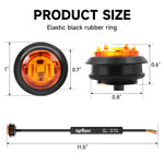 AgriEyes M20 10pcs 2 in 1 Side Marker Light With Warning Lights