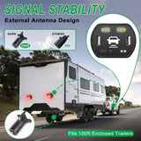 AgriEyes T312C Rechargeable Wireless Magnetic Towing Light Kit with Real-Time Status Feedback