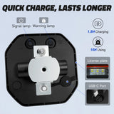 AgriEyes T326 Wireless Magnetic Trailer Light Kit, Rechargeable LED Tow Light with Warning Mode