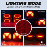 AgriEyes T326 Wireless Magnetic Trailer Light Kit, Rechargeable LED Tow Light with Warning Mode