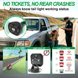 AgriEyes T312C Rechargeable Wireless Magnetic Towing Light Kit with Real-Time Status Feedback
