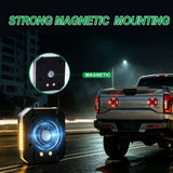 AgriEyes W242R Smart Cascading Road Guidance & Emergency Warning Light Kit with Power Charging Dock