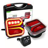 AgriEyes T327C Smart Wireless Magnetic Trailer Light Kit with Real-Time Signal Feedback