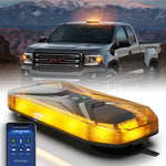 AgriEyes W230B App Control Wireless Magnetic Strobe Light Bar for Trucks