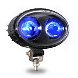 AgriEyes 7008 LED Forklift Safety Lights, 10-80V Forklift blue Light Warning Lights