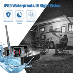 AgriEyes Flagship Wired Backup Camera （Includes 1 Camera）– 4 Inputs, Night Vision, IP69K, Audio, Split-Screen & More