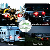 AgriEyes T327C Smart Wireless Magnetic Trailer Light Kit with Real-Time Signal Feedback
