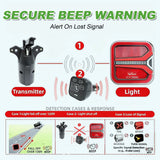 AgriEyes T327C Smart Wireless Magnetic Trailer Light Kit with Real-Time Signal Feedback