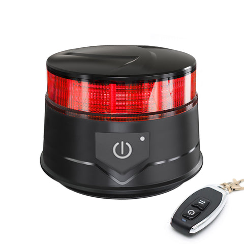 Agrieyes Red Rechargeable Beacon Light Wireless With Remote