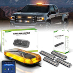 AgriEyes W230B App Control Wireless Magnetic Strobe Light Bar for Trucks