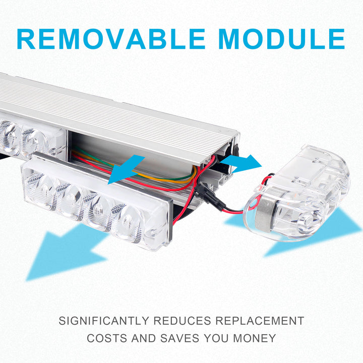 AgriEyes W54M magnetic modular led strobe light bar AgriEyes W54M Strobe Light: What Kind of Lights Should Be Equipped on Agricultural Machinery?