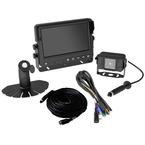 AgriEyes AG-HW-C2401A 7'' Hard Wired Backup Camera-AHD Monitor kits