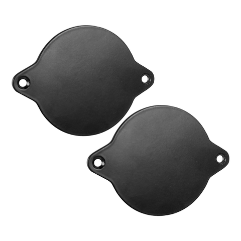 Magnetic Mount Metal Plates for Wireless Trailer Lights, Round & Hook Design (2PCS)