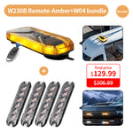 AgriEyes W230B App Control Wireless Magnetic Strobe Light Bar for Trucks