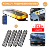 AgriEyes W230B App Control Wireless Magnetic Strobe Light Bar for Trucks