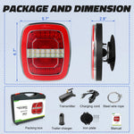 AgriEyes T325 Wireless Magnetic Trailer Light With Emergency Warning Lights